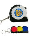 Mini Tape Measure w/ Key Chain,Digital Full Color Process